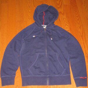 New Men's Tommy Hilfiger Blue 100% Cotton Hoody Size Small